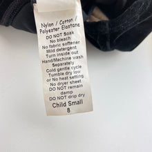Load image into Gallery viewer, Girls Cool Embroidery, black &amp; gold gymnastics leotard, EUC, size 8,  