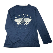 Load image into Gallery viewer, Girls Anko, navy cotton long sleeve tee / top, NEW, size 8,  