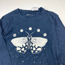 Load image into Gallery viewer, Girls Anko, navy cotton long sleeve tee / top, NEW, size 8,  