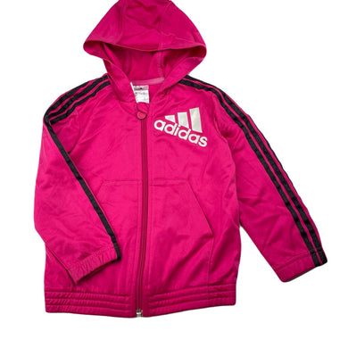 Girls Adidas, lightweight zip up track top, FUC, size 2-3,  