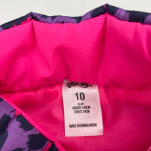 Load image into Gallery viewer, Girls Miss Understood, purple leopard print vest, EUC, size 10,  