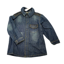 Load image into Gallery viewer, Boys Kardashian Kids, denim long sleeve shirt, poppers, NEW, size 1,  