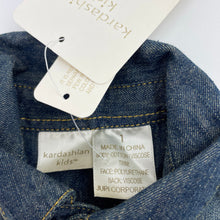 Load image into Gallery viewer, Boys Kardashian Kids, denim long sleeve shirt, poppers, NEW, size 1,  