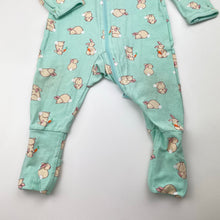 Load image into Gallery viewer, unisex Anko, stretchy zip coverall / romper, rabbits, FUC, size 000,  