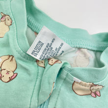 Load image into Gallery viewer, unisex Anko, stretchy zip coverall / romper, rabbits, FUC, size 000,  
