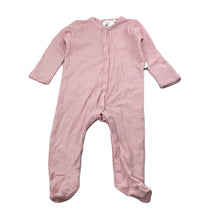 Load image into Gallery viewer, Girls Superfit, pink wool/cotton coverall / romper, FUC, size 00,  