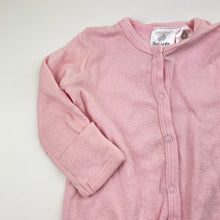 Load image into Gallery viewer, Girls Superfit, pink wool/cotton coverall / romper, FUC, size 00,  