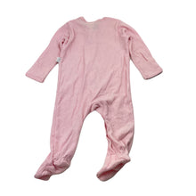 Load image into Gallery viewer, Girls Superfit, pink wool/cotton coverall / romper, FUC, size 00,  