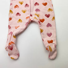 Load image into Gallery viewer, Girls Dymples, cotton zip coverall / romper, FUC, size 0000,  