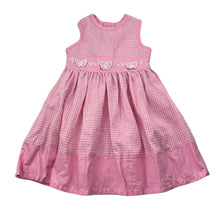 Load image into Gallery viewer, Girls vintage, lightweight gingham dress, armpit to armpit: 24cm, GUC, size 0-1, L: 45cm