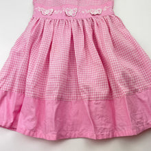 Load image into Gallery viewer, Girls vintage, lightweight gingham dress, armpit to armpit: 24cm, GUC, size 0-1, L: 45cm