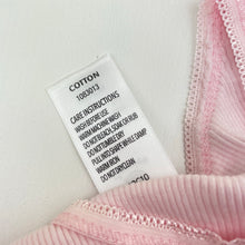 Load image into Gallery viewer, Girls Dymples, pink ribbed cotton singlet top, GUC, size 00,  