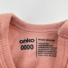 Load image into Gallery viewer, Girls Anko, organic cotton singlet top, EUC, size 0000,  