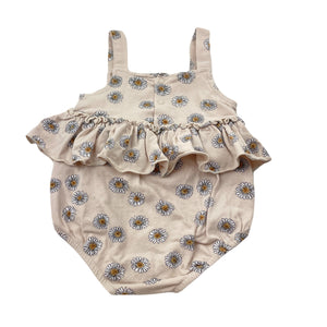 Girls Dymples, floral summer romper, FUC, size 00,  