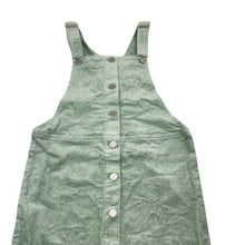 Load image into Gallery viewer, Girls 1964 Denim Co, chunky corduroy overalls dress / pinafore, GUC, size 10, L: 68cm