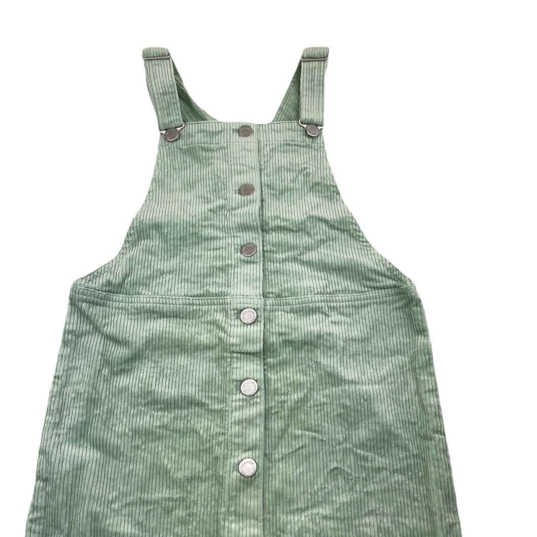 Girls 1964 Denim Co, chunky corduroy overalls dress / pinafore, GUC, size 10, L: 68cm