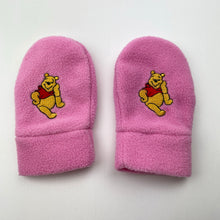 Load image into Gallery viewer, Girls Disney, Winnie the Pooh fleece hat &amp; mittens, GUC, size 1-2,  