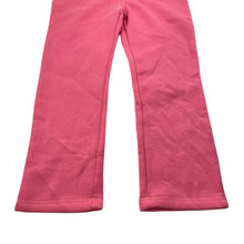 Load image into Gallery viewer, Girls H&amp;T, pink fleece lined track pants, Inside leg: 44cm, EUC, size 5,  