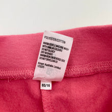 Load image into Gallery viewer, Girls H&amp;T, pink fleece lined track pants, Inside leg: 44cm, EUC, size 5,  