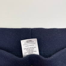 Load image into Gallery viewer, Girls Target, navy fleece lined track pants, Inside leg: 52cm, EUC, size 7,  