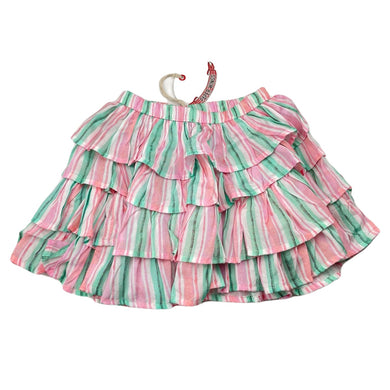 Girls PAPER WINGS, striped lightweight tiered skirt, elasticated, L: 26cm, NEW, size 4,  
