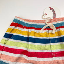 Load image into Gallery viewer, Boys PAPER WINGS, coloured stripe board shorts, elasticated, NEW, size 14,  