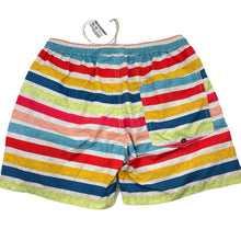 Load image into Gallery viewer, Boys PAPER WINGS, coloured stripe board shorts, elasticated, NEW, size 14,  