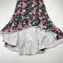 Load image into Gallery viewer, Girls Duke of LONDON, floral halter-neck hi lo dress, NEW, size 6, L: 55cm at front