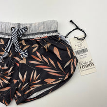 Load image into Gallery viewer, Boys Duke of LONDON, lightweight stretchy shorts, elasticated, NEW, size 0,  