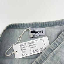Load image into Gallery viewer, Girls Mii Love Mu, stonewash lightweight denim skirt, L: 38cm, W: 25.5cm across, NEW, size 6,  