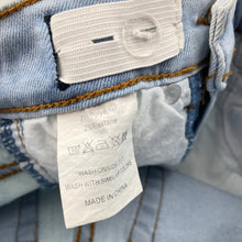 Load image into Gallery viewer, Boys Minti, bleach blue stretch denim shorts, adjustable, NEW, size 2,  