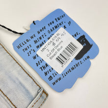 Load image into Gallery viewer, Boys Minti, bleach blue stretch denim shorts, adjustable, NEW, size 2,  
