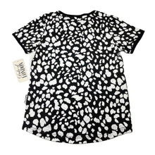 Load image into Gallery viewer, unisex Duke of LONDON, black &amp; white stretchy tee / top, NEW, size 10,  