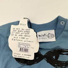 Load image into Gallery viewer, Boys Minti, stretchy long sleeve tee / top, NEW, size 0,  