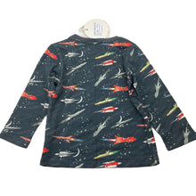 Load image into Gallery viewer, Boys LITTLE WINGS, organic cotton long sleeve tee / top, rockets, NEW, size 2,  