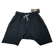Load image into Gallery viewer, Boys Duke of LONDON, black stretchy shorts, elasticated, NEW, size 2,  