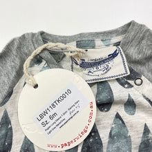 Load image into Gallery viewer, unisex LITTLE WINGS, organic cotton raglan long sleeve tee / top, NEW, size 6 months,  