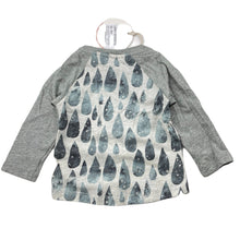 Load image into Gallery viewer, unisex LITTLE WINGS, organic cotton raglan long sleeve tee / top, NEW, size 6 months,  