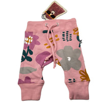 Load image into Gallery viewer, Girls Minti, fleece lined floral track pants, NEW, size 00,  