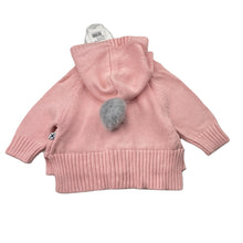 Load image into Gallery viewer, Girls Minti, knitted cotton zip hoodie sweater, NEW, size 00,  