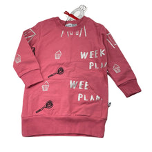 Load image into Gallery viewer, Girls Minti, fleece lined sweater dress, NEW, size 2, L: 45cm