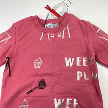 Load image into Gallery viewer, Girls Minti, fleece lined sweater dress, NEW, size 2, L: 45cm