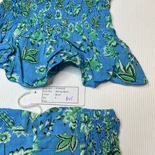 Load image into Gallery viewer, Girls Mii Love Mu, floral shirred lightweight top &amp; shorts, NEW, size 4,  