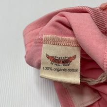 Load image into Gallery viewer, Girls LITTLE WINGS, pink velour organic cotton track pants, NEW, size 6 months,  