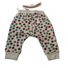 Load image into Gallery viewer, unisex LITTLE WINGS, organic cotton track pants, elasticated, NEW, size 3 months,  