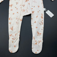 Load image into Gallery viewer, unisex Toshi, soft cotton zip coverall / romper, NEW, size 00,  