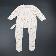 Load image into Gallery viewer, unisex Toshi, soft cotton zip coverall / romper, NEW, size 00,  