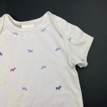 Load image into Gallery viewer, unisex Toshi, cotton romper, dogs, NEW, size 00,  