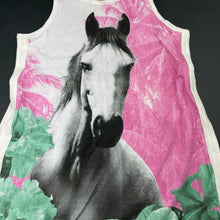Load image into Gallery viewer, Girls PAPER WINGS, organic cotton singlet dress, horse, NEW, size 6, L: 57cm