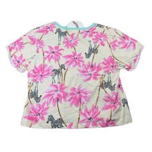 Load image into Gallery viewer, Girls PAPER WINGS, soft organic cotton cropped tee / top, zebra, NEW, size 14,  